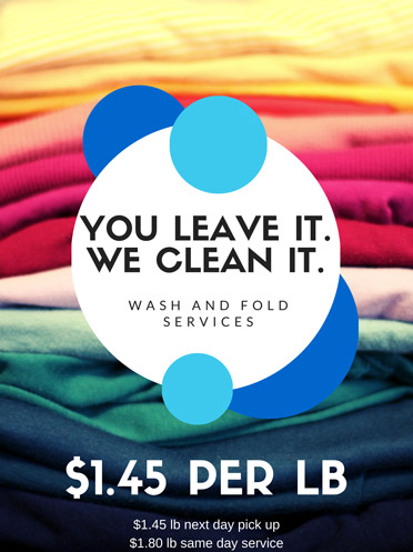 wash and fold laundry service prices